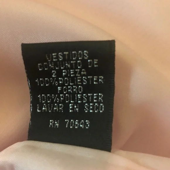 DONATING 03-15 VINTAGE 1960’s Jessica Howard petite pastel pink evening dress - Picture 9 of 9